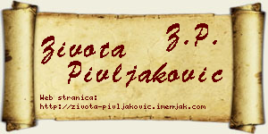 Života Pivljaković vizit kartica